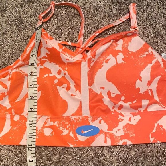 NWT Nike Women's Orange Light-Support Padded Sports Bra Plus Size XXL 2X - Picture 9 of 9